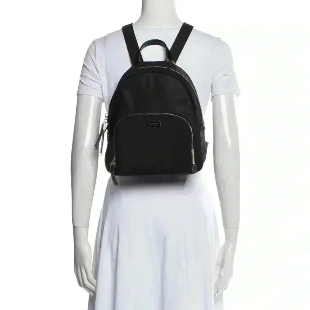 Kate Spade New York Dawn Large Black Nylon Backpack